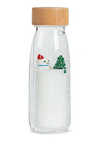 Juguete botella sensorial para bebé con sonido | Petit Boum