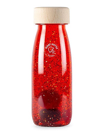 Juguete botella sensorial para bebé con sonido | Petit Boum