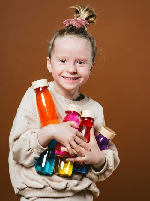 Juguete botella sensorial para bebé con sonido | Petit Boum - Kiabi