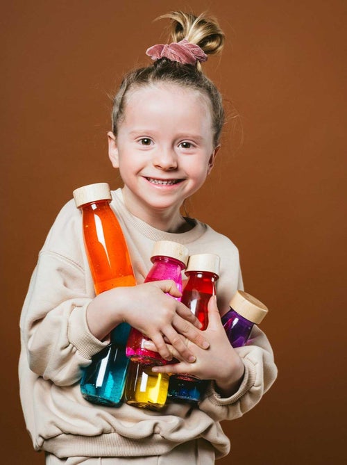 Juguete botella sensorial para bebé con sonido | Petit Boum - Kiabi