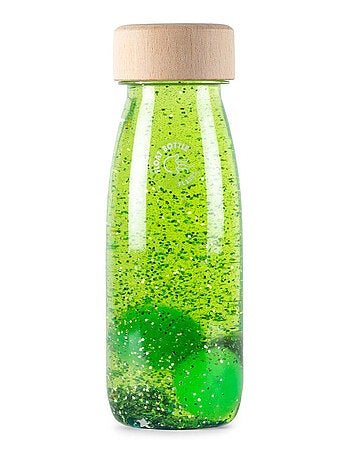 Juguete botella sensorial para bebé con sonido | Petit Boum