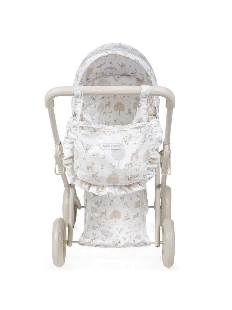 Juguete cochecito para muñeca tipo landó | Pasito a pasito Beige - Kiabi