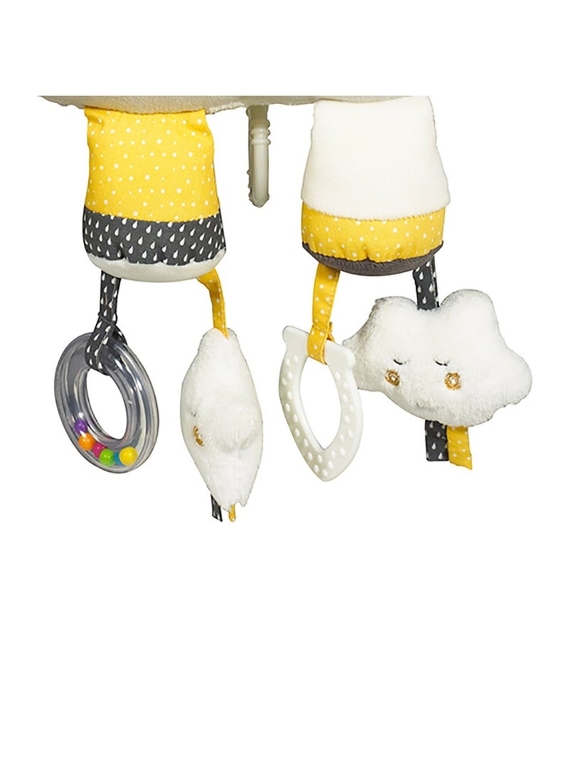 Juguete de actividades musical y LED en terciopelo - SAUTHON Gris - Kiabi