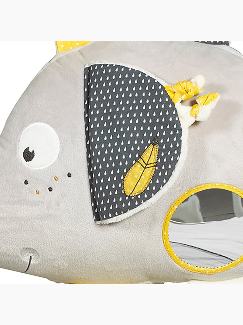 Juguete de actividades musical y LED en terciopelo - SAUTHON Gris - Kiabi