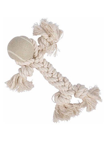 Juguete de cuerda en forma de muñeco para perro