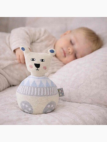 Juguete de estimulación culbuto en algodón para bebé - SEVIRA KIDS