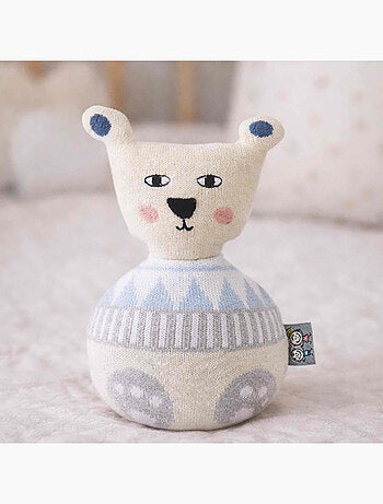 Juguete de estimulación culbuto en algodón para bebé - SEVIRA KIDS