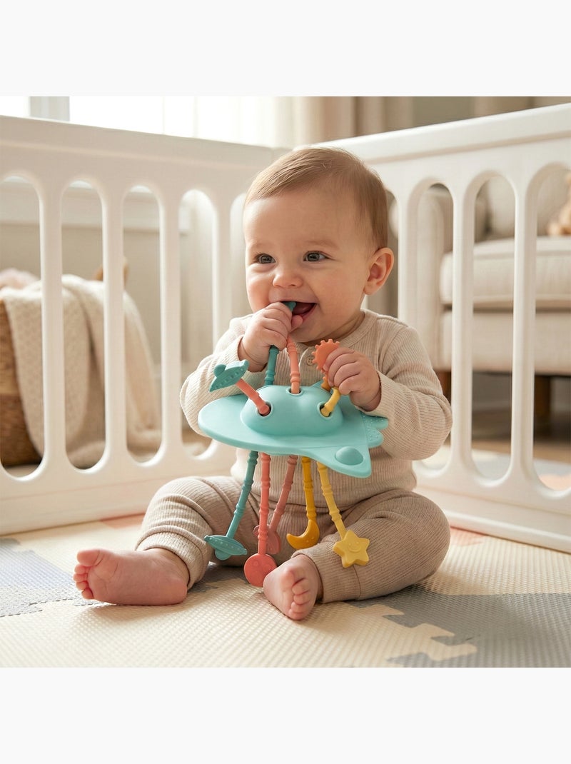 Juguete de estimulación sensorial de silicona | Little L Azul turquesa - Kiabi