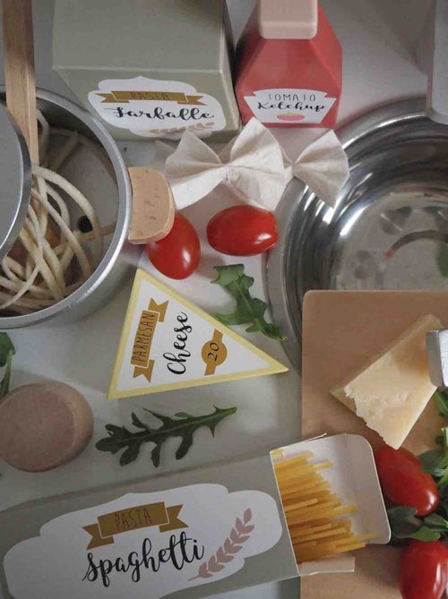 Juguete de madera - cocinita - pasta | JaBaDaBaDo - Kiabi