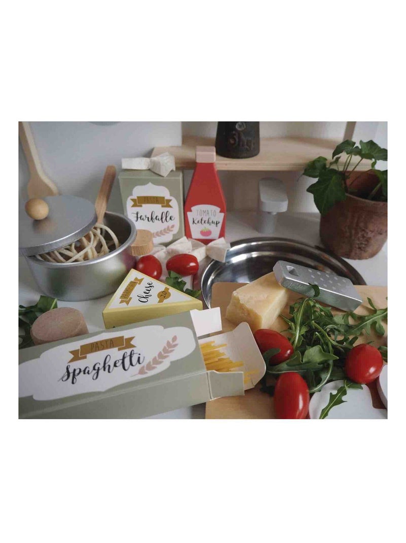Juguete de madera - cocinita - pasta | JaBaDaBaDo Multicolor - Kiabi