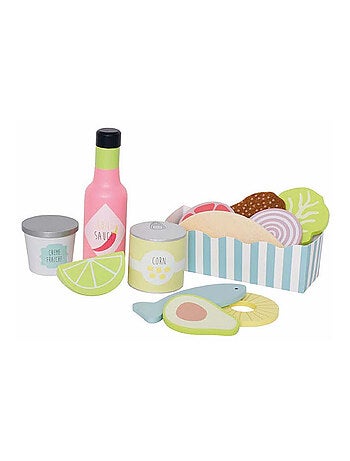 Juguete de madera - dinette - set de tacos | JaBaDaBaDo