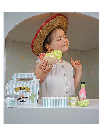Juguete de madera - dinette - set de tacos | JaBaDaBaDo