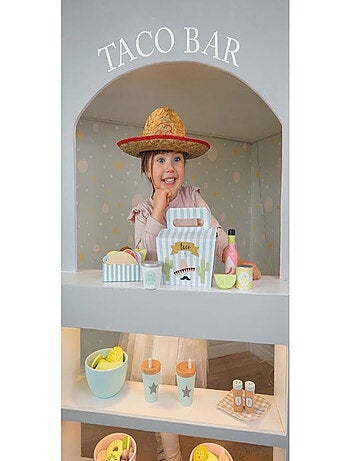 Juguete de madera - dinette - set de tacos | JaBaDaBaDo