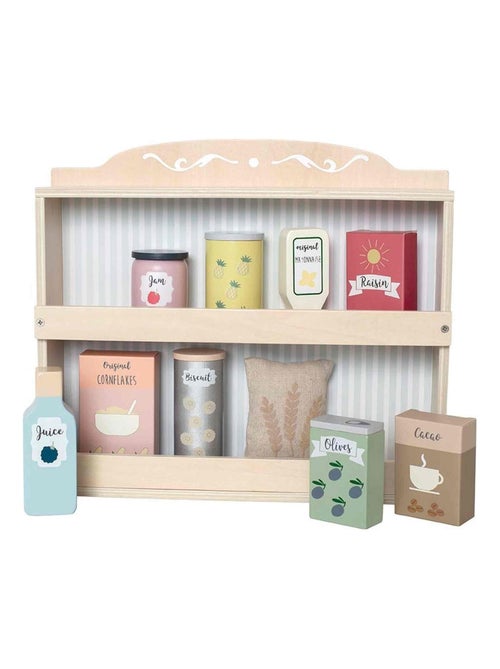 Juguete de madera - estantería con supermercado | JaBaDaBaDo - Kiabi