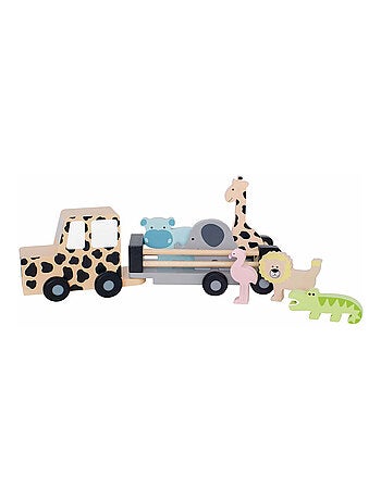 Juguete de madera - gran jeep safari | JaBaDaBaDo