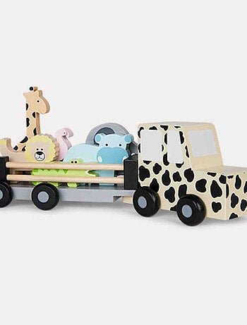 Juguete de madera - gran jeep safari | JaBaDaBaDo