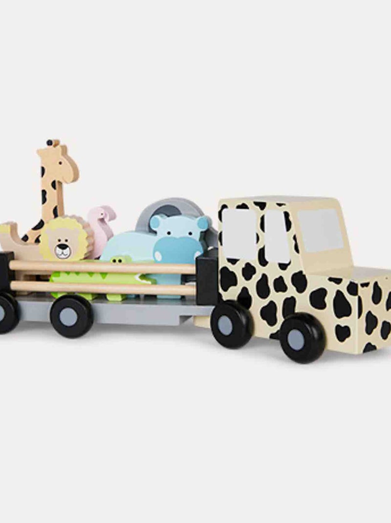 Juguete de madera - gran jeep safari | JaBaDaBaDo Multicolor - Kiabi