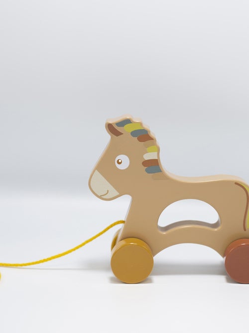 Juguete de madera bebé de arrastre - Kiabi