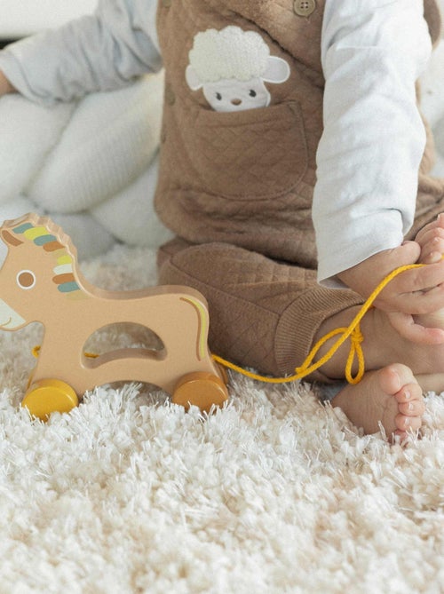 Juguete de madera bebé de arrastre - Kiabi