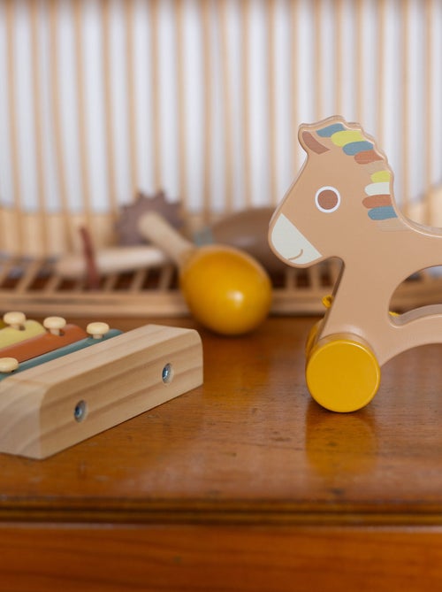 Juguete de madera bebé de arrastre - Kiabi
