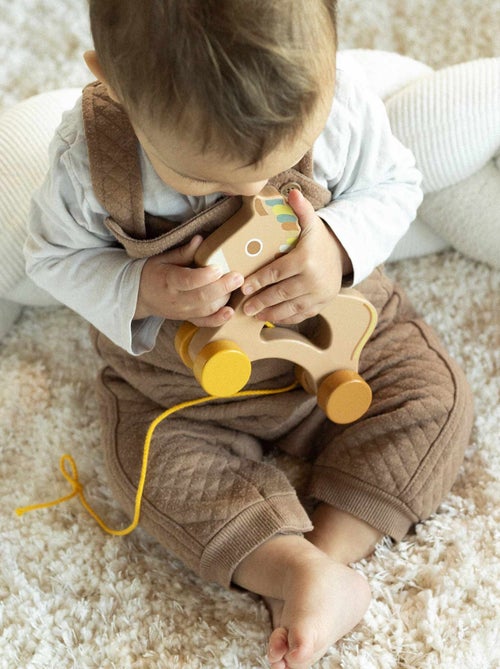 Juguete de madera bebé de arrastre - Kiabi