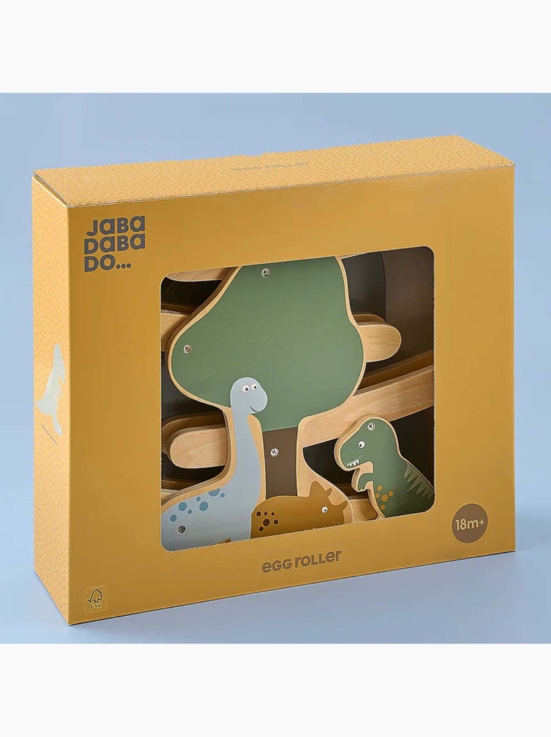 Juguete de madera circuito rampa de carreras dinosaurio | JaBaDaBaDo Verde - Kiabi