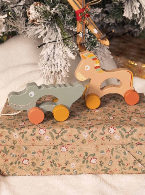 Juguete de madera de arrastre - Kiabi