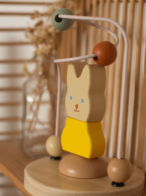 Juguete de madera laberinto de cuentas - Kiabi