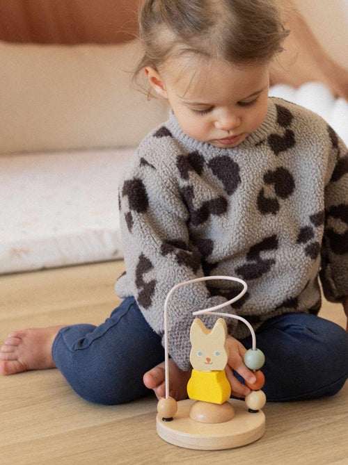 Juguete de madera laberinto de cuentas - Kiabi