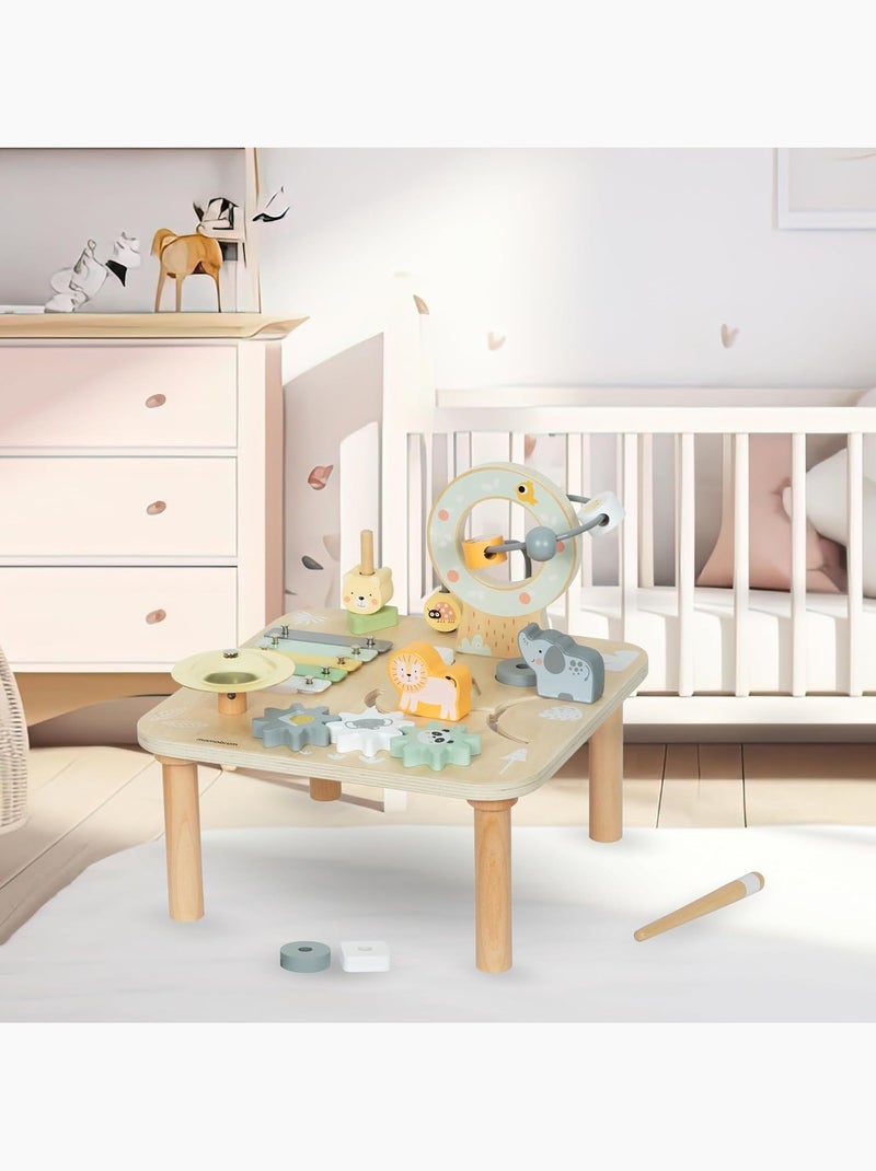 Juguete educativo Montessori madera animales Mamabrum Beige - Kiabi