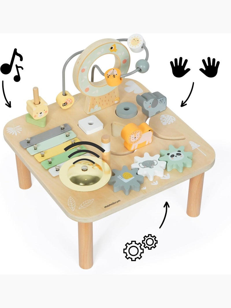 Juguete educativo Montessori madera animales Mamabrum Beige - Kiabi
