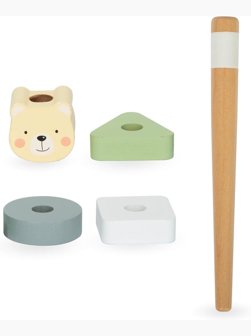 Juguete educativo Montessori madera animales Mamabrum Beige - Kiabi
