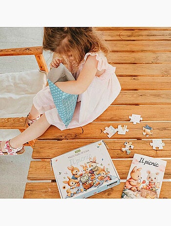 Juguete infantil rompecabezas mágico de agua para colorear reutilizable | Sassi Junior