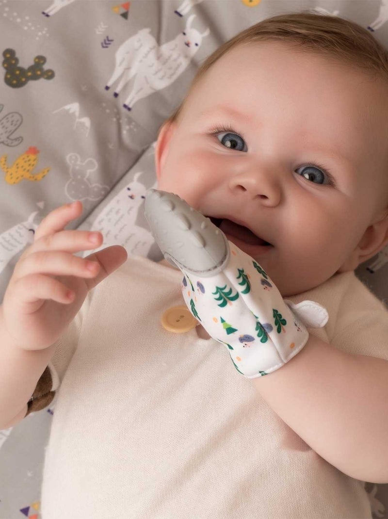 Juguete mordedor de silicona para bebé tipo manopla | sevira kids Gris - Kiabi