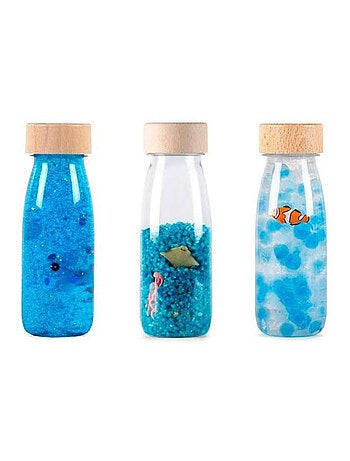 Juguete para bebé pack de 3 botellas sensoriales | Petit Boum