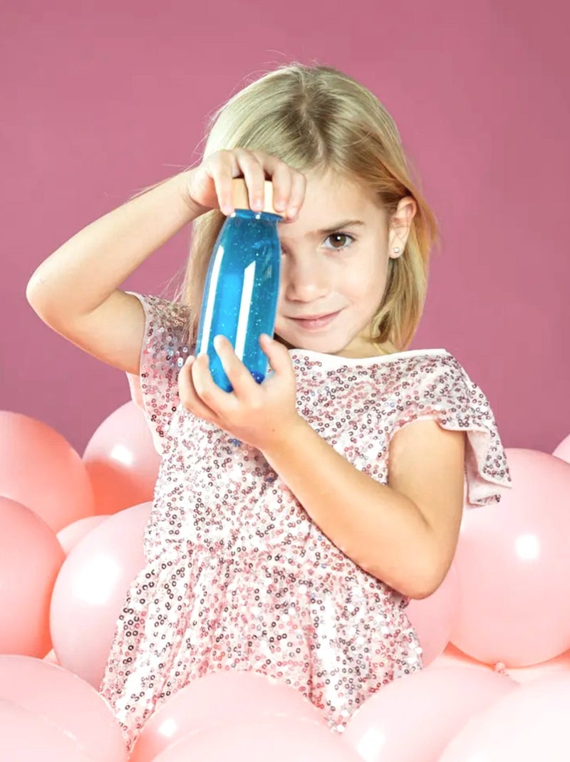 Juguete para bebé pack de 3 botellas sensoriales | Petit Boum Azul - Kiabi