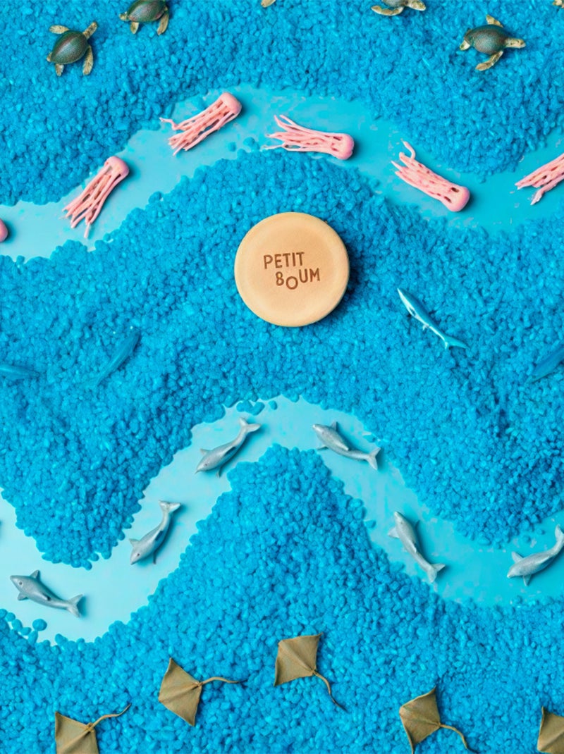 Juguete para bebé pack de 3 botellas sensoriales | Petit Boum Azul - Kiabi