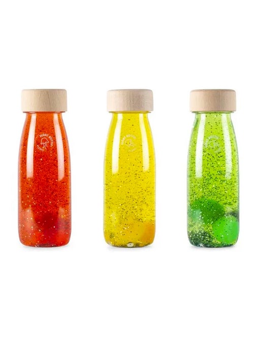 Juguete para bebé pack de 3 botellas sensoriales | Petit Boum - Kiabi