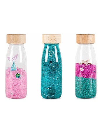 Juguete para bebé pack de 3 botellas sensoriales | Petit Boum