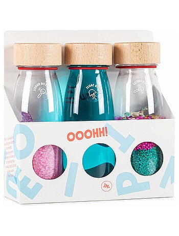 Juguete para bebé pack de 3 botellas sensoriales | Petit Boum