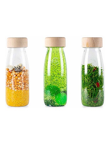 Juguete para bebé pack de 3 botellas sensoriales | Petit Boum