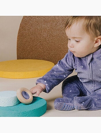 Juguete para bebé sonajero sensorial con espejo | Petit Boum