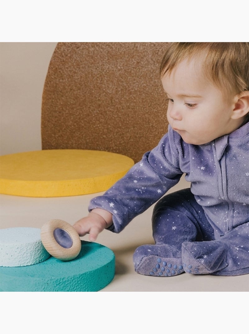 Juguete para bebé sonajero sensorial con espejo | Petit Boum Plateado - Kiabi
