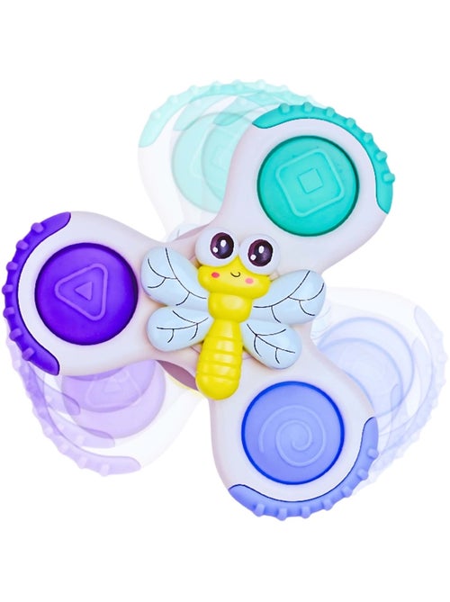 Juguete sensorial para bebés pack de peonzas con ventosa | bo jungle - Kiabi Juguete sensorial para bebés pack de peonzas con ventosa | bo jungle - Kiabi