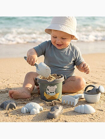 Juguetes de playa infantiles en paja de trigo | Walking Mum