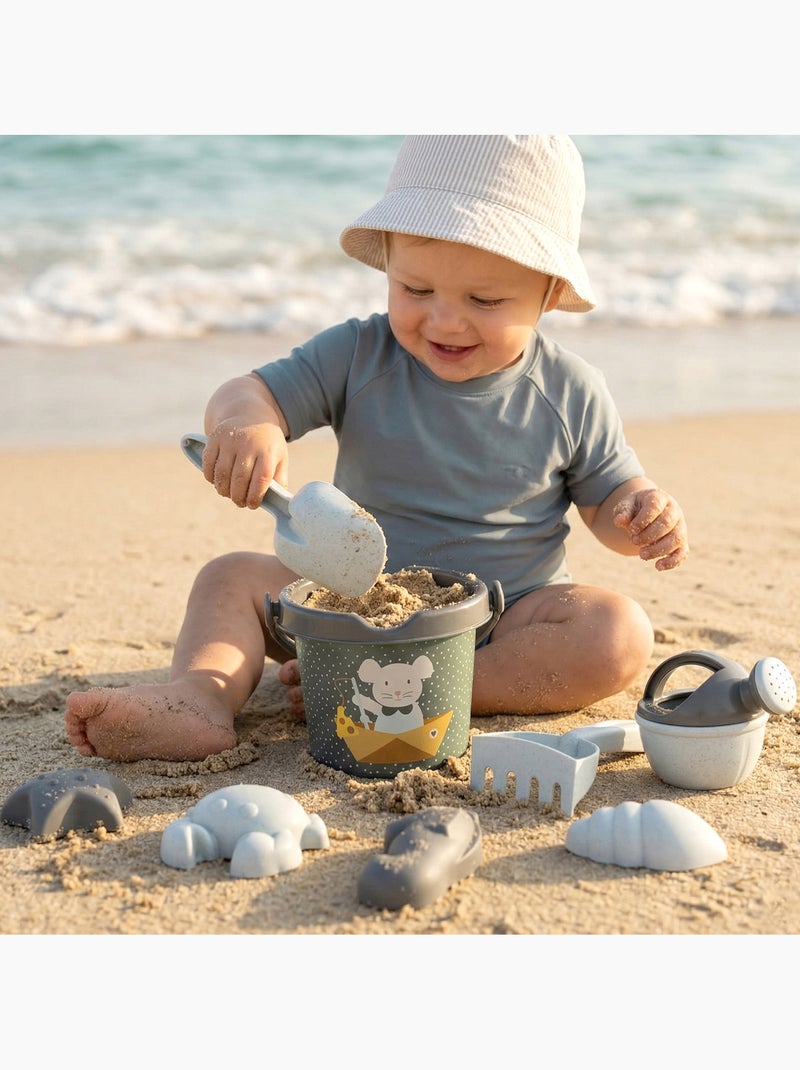 Juguetes de playa infantiles en paja de trigo | Walking Mum Verde - Kiabi