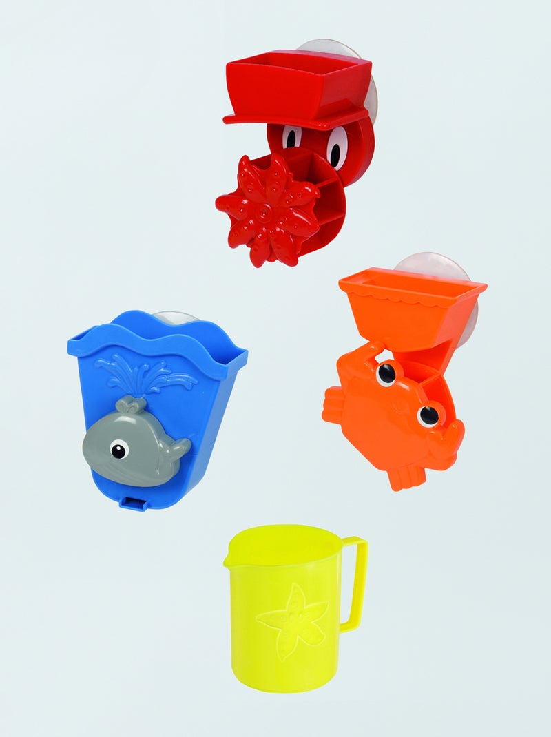 Juguetes para el baño  - 4 piezas multicolor - Kiabi