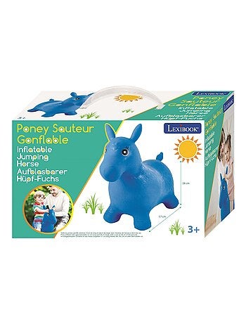 Jumping Poney hinchable con peluche