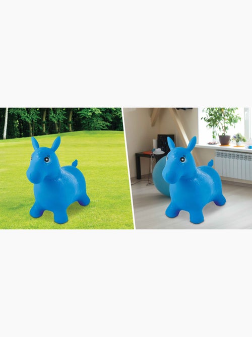 Jumping Poney hinchable con peluche - Kiabi Jumping Poney hinchable con peluche - Kiabi