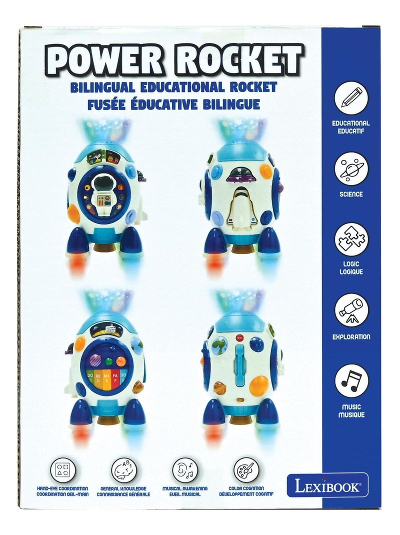 Jupiter, mi cohete interactivo bilingüe (FR/EN). Rojo - Kiabi